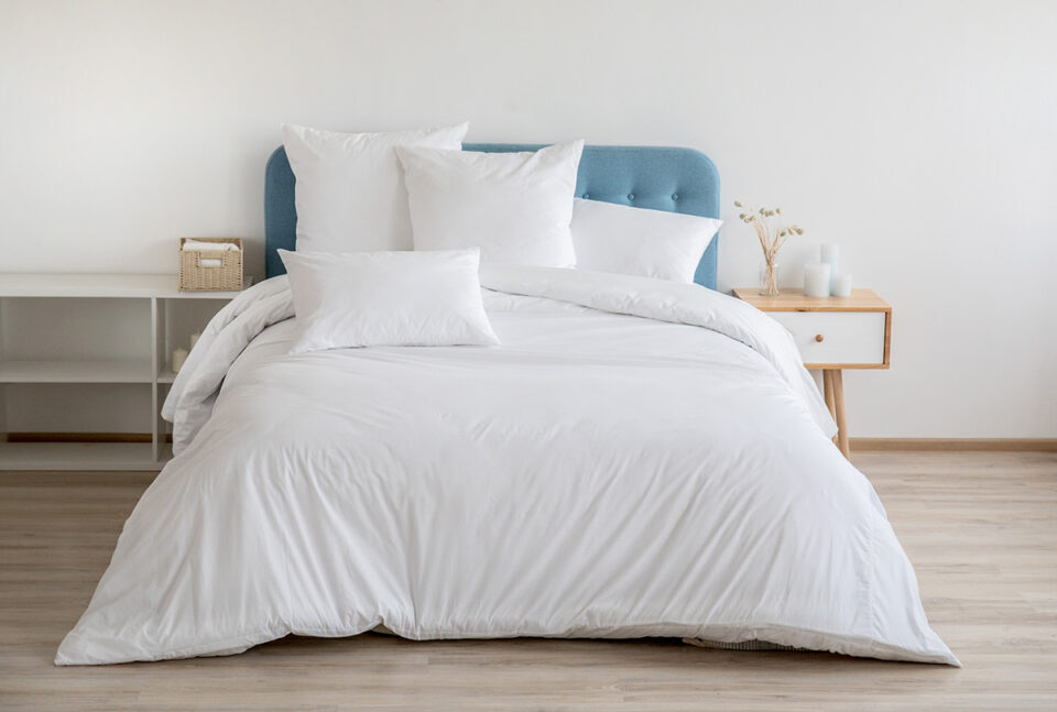 New Bed With Duvets